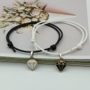 Bracelet en cordon pour couples 2 pcs H227 7