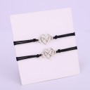 Bracelet en cordon pour couples 2 pcs J111 1