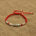 Bracelet en cordon pour femme avec des cercles 2