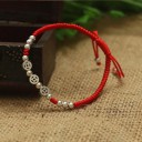 Bracelet en cordon pour femme avec des cercles 3
