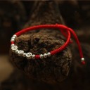 Bracelet en cordon pour femme avec des cercles 4