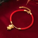Bracelet en cordon pour femme avec pendentif H180 3