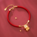 Bracelet en cordon pour femme avec pendentif H180 5