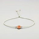 Bracelet en cordon pour femme avec perles A1663 4