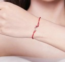 Bracelet en cordon pour femme avec poisson et étoile 2