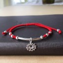 Bracelet en cordon pour femme lotus 2