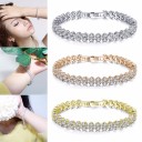 Bracelet en cristal pour femmes avec zircons J545 2