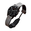 Bracelet en cuir silicone pour Samsung Galaxy Watch 4 44 mm Bracelet de rechange élégant Confortable à porter Style moderne pour montres 2