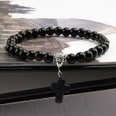 Bracelet en perles avec croix 3