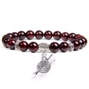 Bracelet en perles de grenat 14