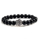 Bracelet en perles patte de chien 12