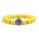 Bracelet en perles patte de chien 7