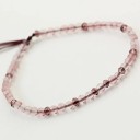 Bracelet en perles pour femme en rose 4