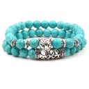 Bracelet en perles pour femmes 2 pcs H98 5