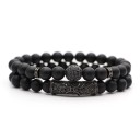 Bracelet en perles pour femmes 2 pièces 2