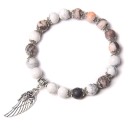 Bracelet en perles pour femmes avec aile 5