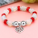 Bracelet en perles pour femmes avec cœur H349 4