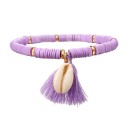 Bracelet en perles pour femmes avec coquillage 5