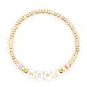 Bracelet en perles pour femmes avec inscription 4