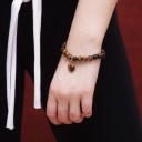 Bracelet en perles pour femmes en œil de tigre 2