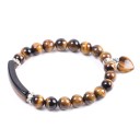 Bracelet en perles pour femmes en œil de tigre 3