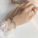 Bracelet en perles pour femmes lune avec étoile 3
