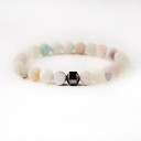 Bracelet en perles pour homme avec hématite 11