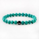 Bracelet en perles pour homme avec hématite 2