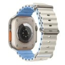 Bracelet en silicone 38 mm 40 mm 41 mm pour Apple Watch Bracelet étanche avec boucle en titane Boucle réglable et fermeture 18