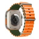 Bracelet en silicone 38 mm 40 mm 41 mm pour Apple Watch Bracelet étanche avec boucle en titane Boucle réglable et fermeture 22