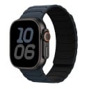Bracelet en silicone magnétique pour Apple Watch 42 mm 44 mm 45 mm 46 mm 49 mm Bracelet ajustable confortable avec fixation magnétique 16