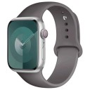 Bracelet en silicone pour Apple Watch Series 9 8 7 6 5 4 3 SE Ultra 2 49 mm - 42 - 44 - 45 mm M-L Étanche, bande en caoutchouc souple pour un port confortable toute la journée 43