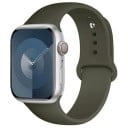 Bracelet en silicone pour Apple Watch Series 9 8 7 6 5 4 3 SE Ultra 2 49 mm – 42 – 44 – 45 mm S-M Étanche, bracelet flexible 25