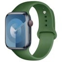 Bracelet en silicone pour Apple Watch Series 9 8 7 6 5 4 3 SE Ultra 2 49 mm – 42 – 44 – 45 mm S-M Étanche, bracelet flexible 19