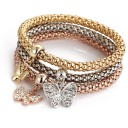 Bracelet féminin avec pendentifs 3 pièces 6