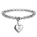 Bracelet femme avec pendentif cœur H60 13