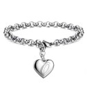 Bracelet femme avec pendentif cœur H60 17