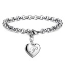 Bracelet femme avec pendentif cœur H60 P