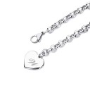Bracelet femme avec pendentif cœur H60 2
