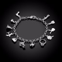 Bracelet femme avec pendentifs P131 6