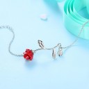 Bracelet femme avec rose 3