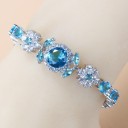 Bracelet femme avec zircon 11