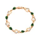 Bracelet femme cœur avec pierres 4