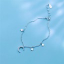 Bracelet Femme Lune avec Étoiles 4