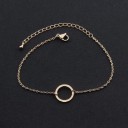 Bracelet fin pour femme avec un cercle 5
