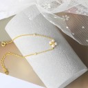 Bracelet fin pour femmes avec perles 2