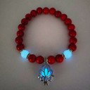 Bracelet lumineux pour femmes avec lotus 8