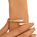 Bracelet lustral 6 cm Ajustable Alliage Tendance Simple Bijou Femme Accessoire de Mariage Fête Cadeau 6