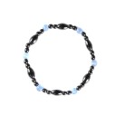 Bracelet magnétique œil de chat bleu 1