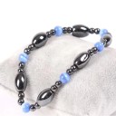 Bracelet magnétique œil de chat bleu 4
